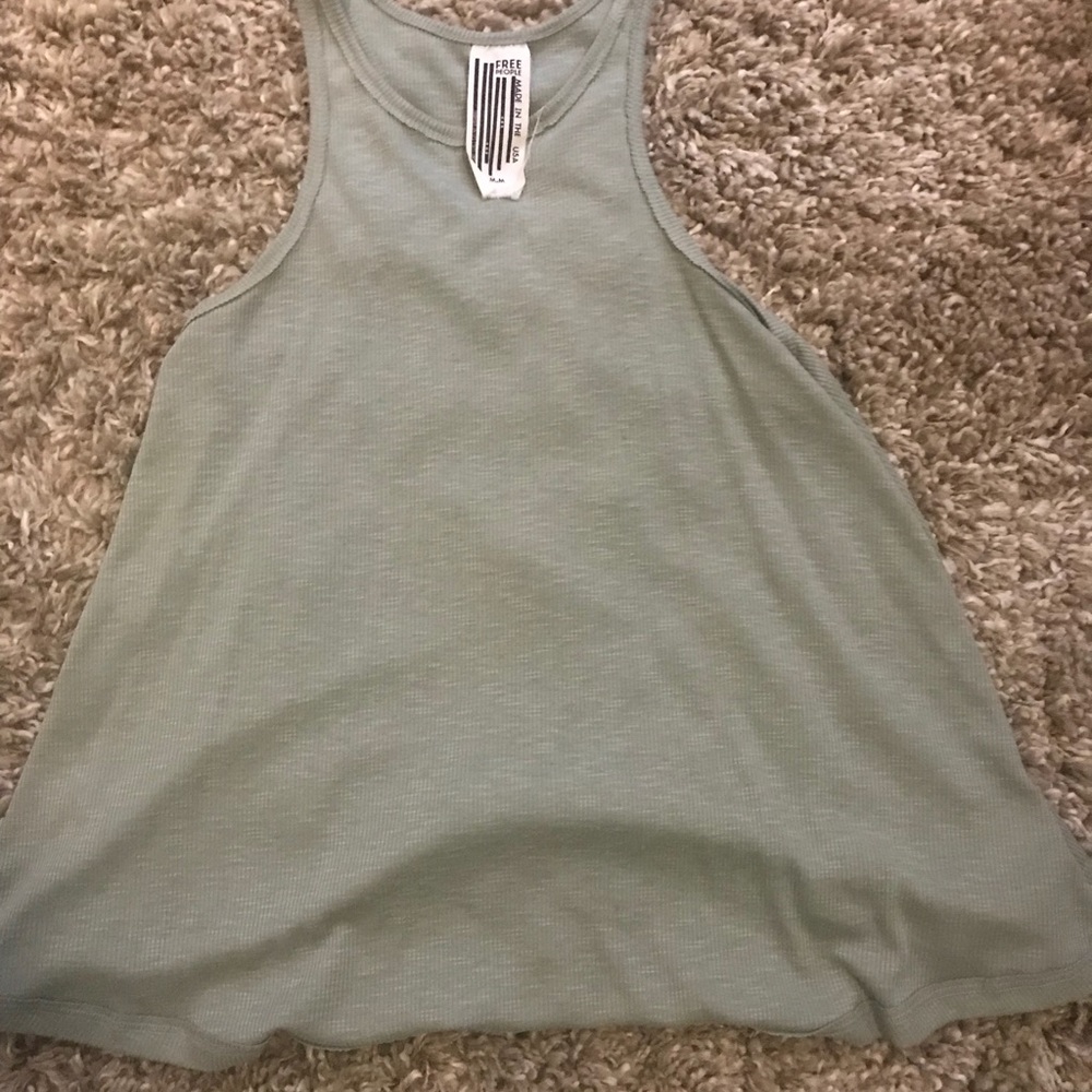 Trade!!! Free people sage green tank